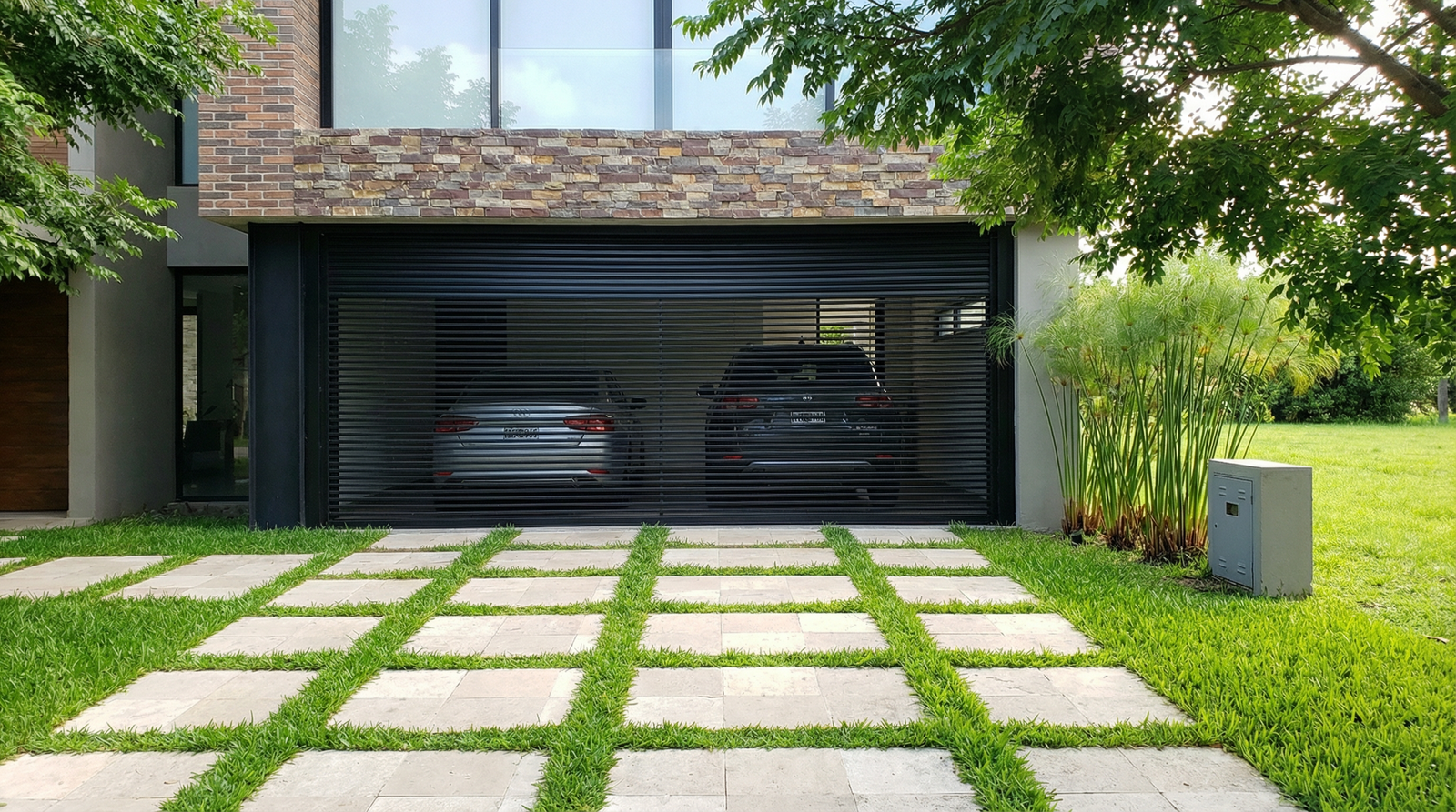 Casa Moderna com Porta Verona